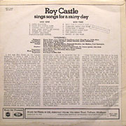 ROY CASTLE / Sings Songs For A Rainy Day